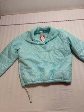 Vintage Nike Women’s Aqua Blue Puffer Pullover Jacket NWT – Size M